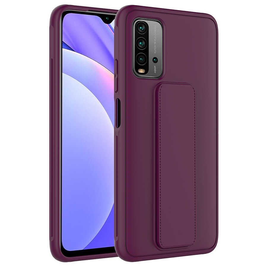 Xiaomi Redmi 9T Uyumlu Kılıf Zore Qstand Kapak