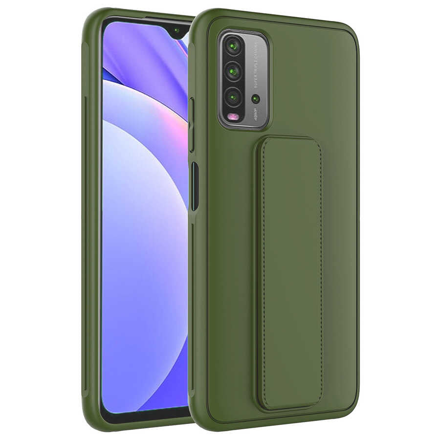Xiaomi Redmi 9T Uyumlu Kılıf Zore Qstand Kapak
