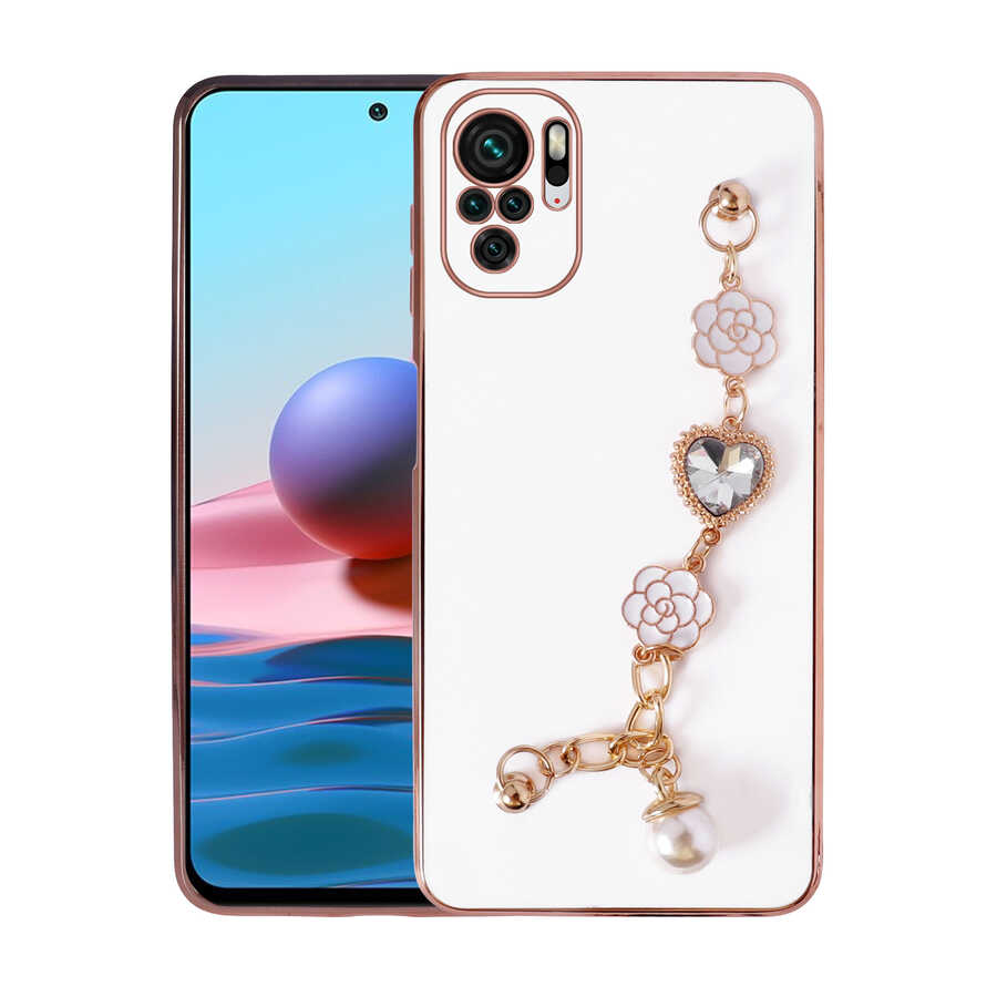 Xiaomi Redmi Note 10 Uyumlu Kılıf El Tutamaçlı Kamera Korumalı Zore Taka Silikon Kapak