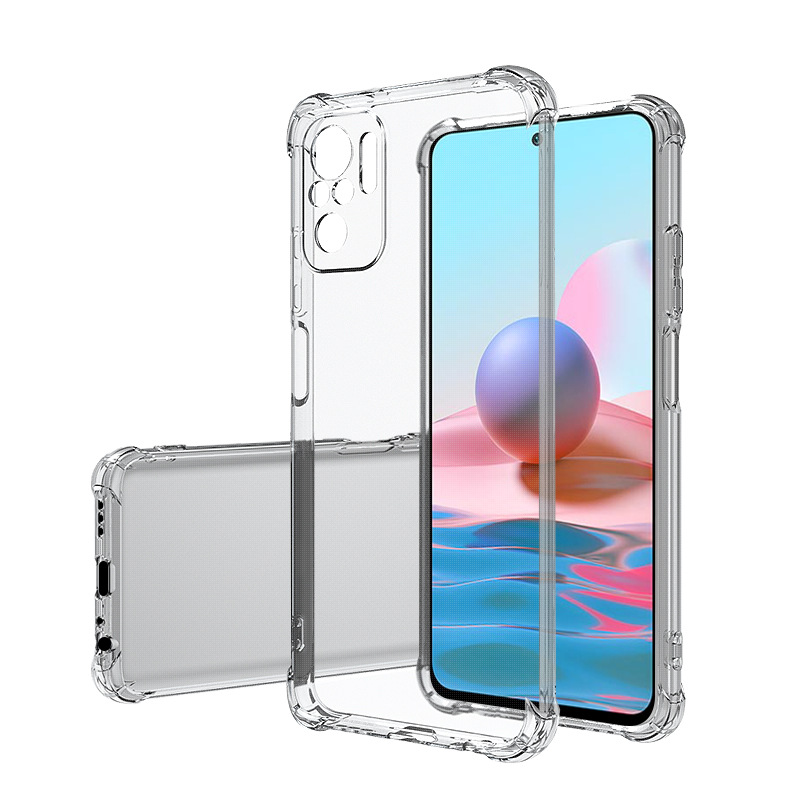 Xiaomi Redmi Note 10 Uyumlu Kılıf Zore Kamera Korumalı Nitro Anti Shock Silikon