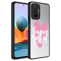 Xiaomi Redmi Note 10 Pro Uyumlu Kılıf Aynalı Desenli Kamera Korumalı Parlak Zore Mirror Kapak