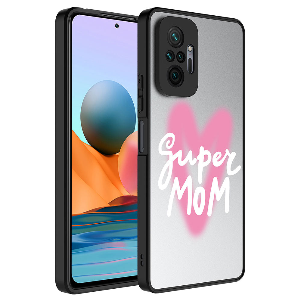 Xiaomi Redmi Note 10 Pro Uyumlu Kılıf Aynalı Desenli Kamera Korumalı Parlak Zore Mirror Kapak