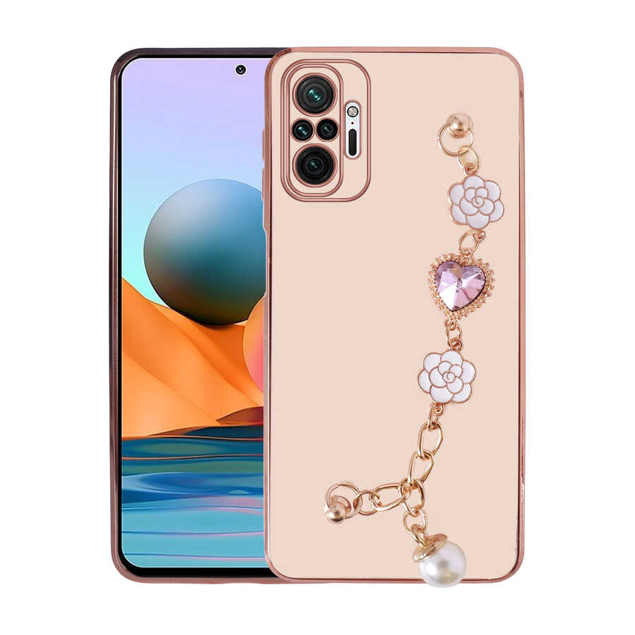 Xiaomi Redmi Note 10 Pro Uyumlu Kılıf El Tutamaçlı Kamera Korumalı Zore Taka Silikon Kapak
