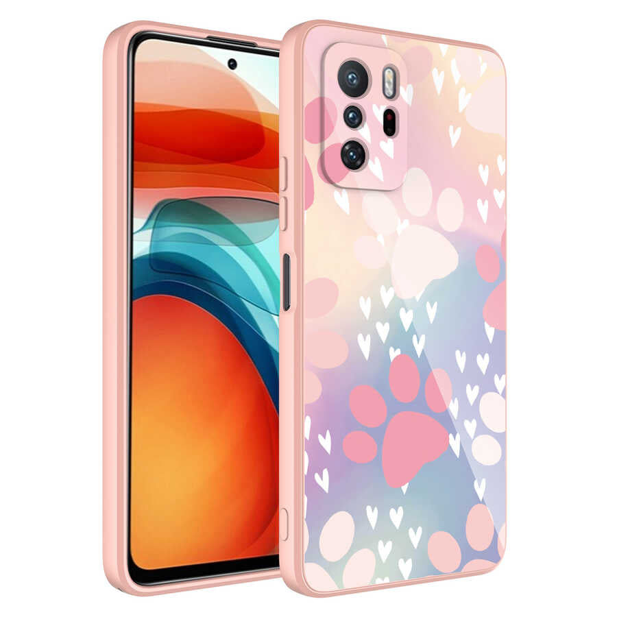 Xiaomi Redmi Note 10 Pro Uyumlu Kılıf Kamera Korumalı Desenli Sert Silikon Zore Epoksi Kapak