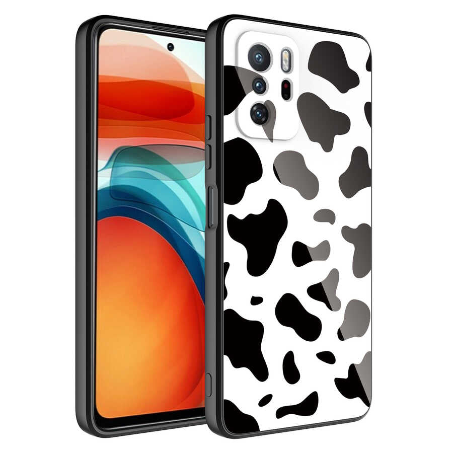 Xiaomi Redmi Note 10 Pro Uyumlu Kılıf Kamera Korumalı Desenli Sert Silikon Zore Epoksi Kapak