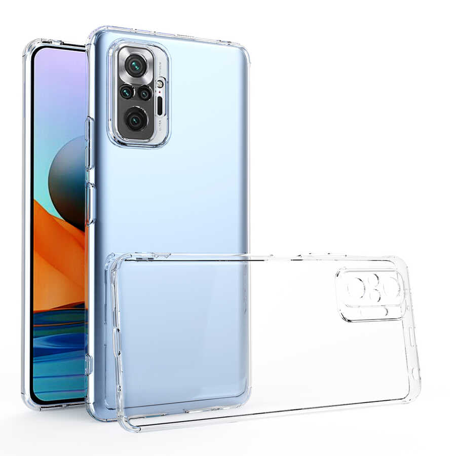 Xiaomi Redmi Note 10 Pro Uyumlu Kılıf Zore Kamera Korumalı Süper Silikon Kapak