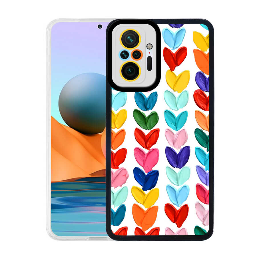 Xiaomi Redmi Note 10 Pro Uyumlu Kılıf Zore M-Fit Desenli Kapak