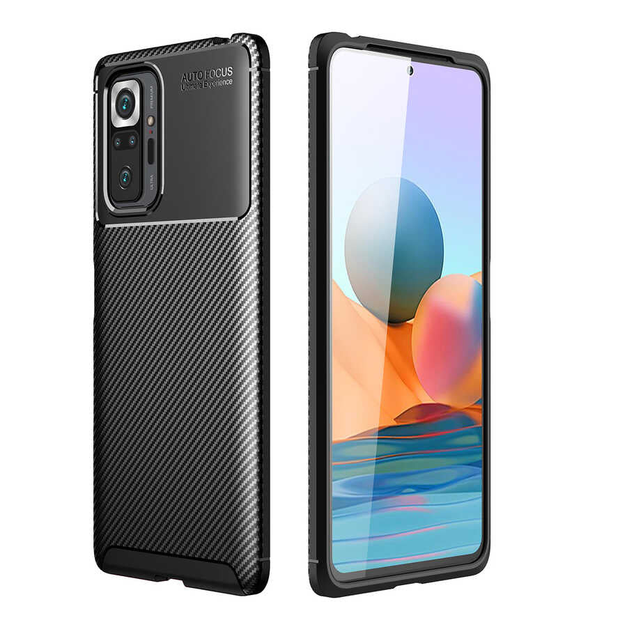 Xiaomi Redmi Note 10 Pro Uyumlu Kılıf Zore Negro Silikon Kapak
