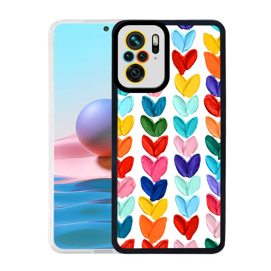 Xiaomi Redmi Note 10S Uyumlu Kılıf Zore M-Fit Desenli Kapak