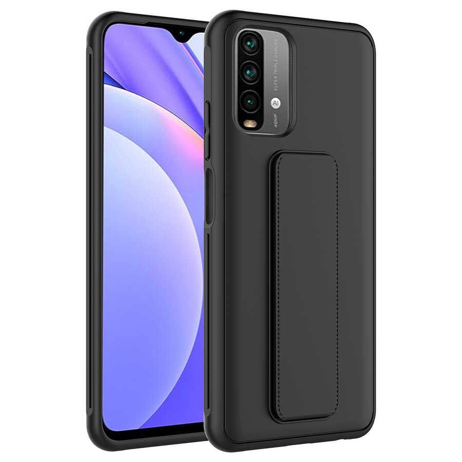 Xiaomi Redmi Note 10S Uyumlu Kılıf Zore Qstand Kapak