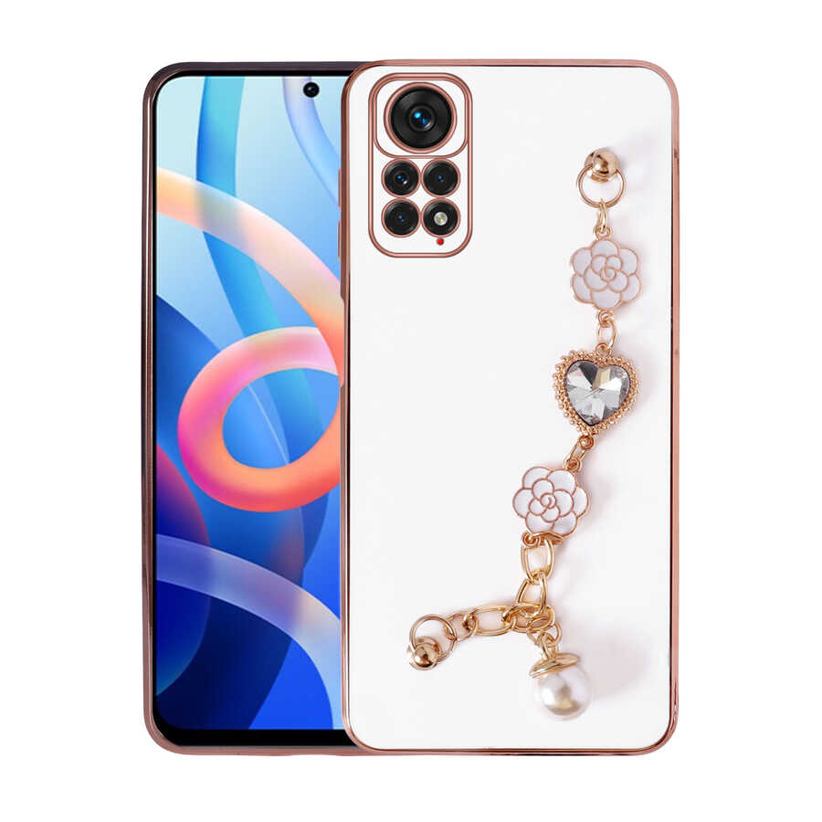 Xiaomi Redmi Note 11 Global Uyumlu Kılıf El Tutamaçlı Kamera Korumalı Zore Taka Silikon Kapak