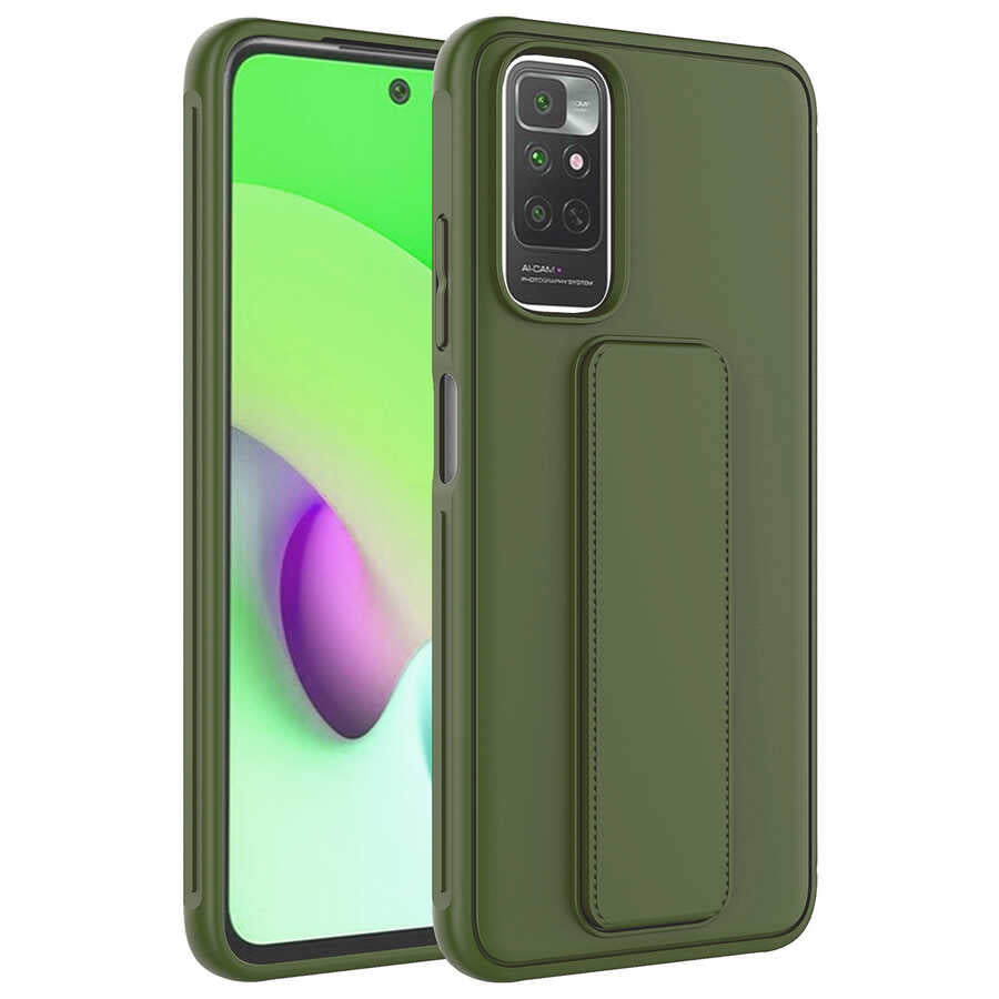 Xiaomi Redmi Note 11 Global Uyumlu Kılıf Zore Qstand Kapak