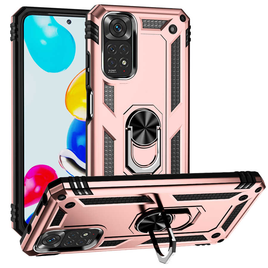Xiaomi Redmi Note 11 Global Uyumlu Kılıf Zore Vega Kapak