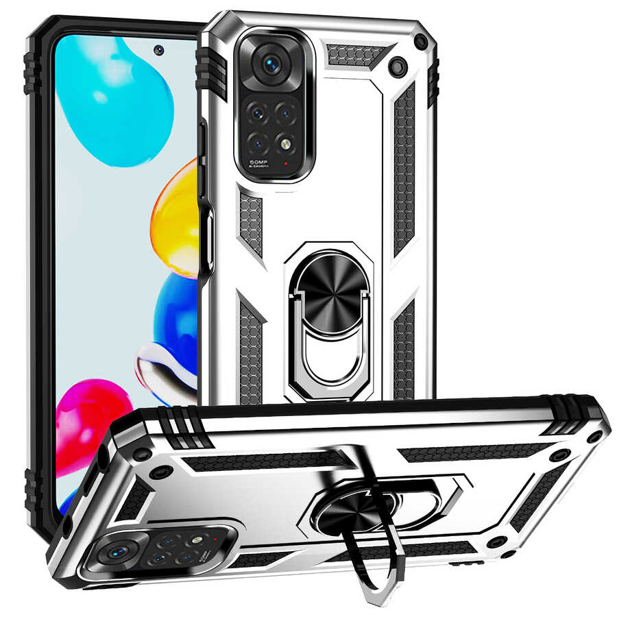 Xiaomi Redmi Note 11 Global Uyumlu Kılıf Zore Vega Kapak