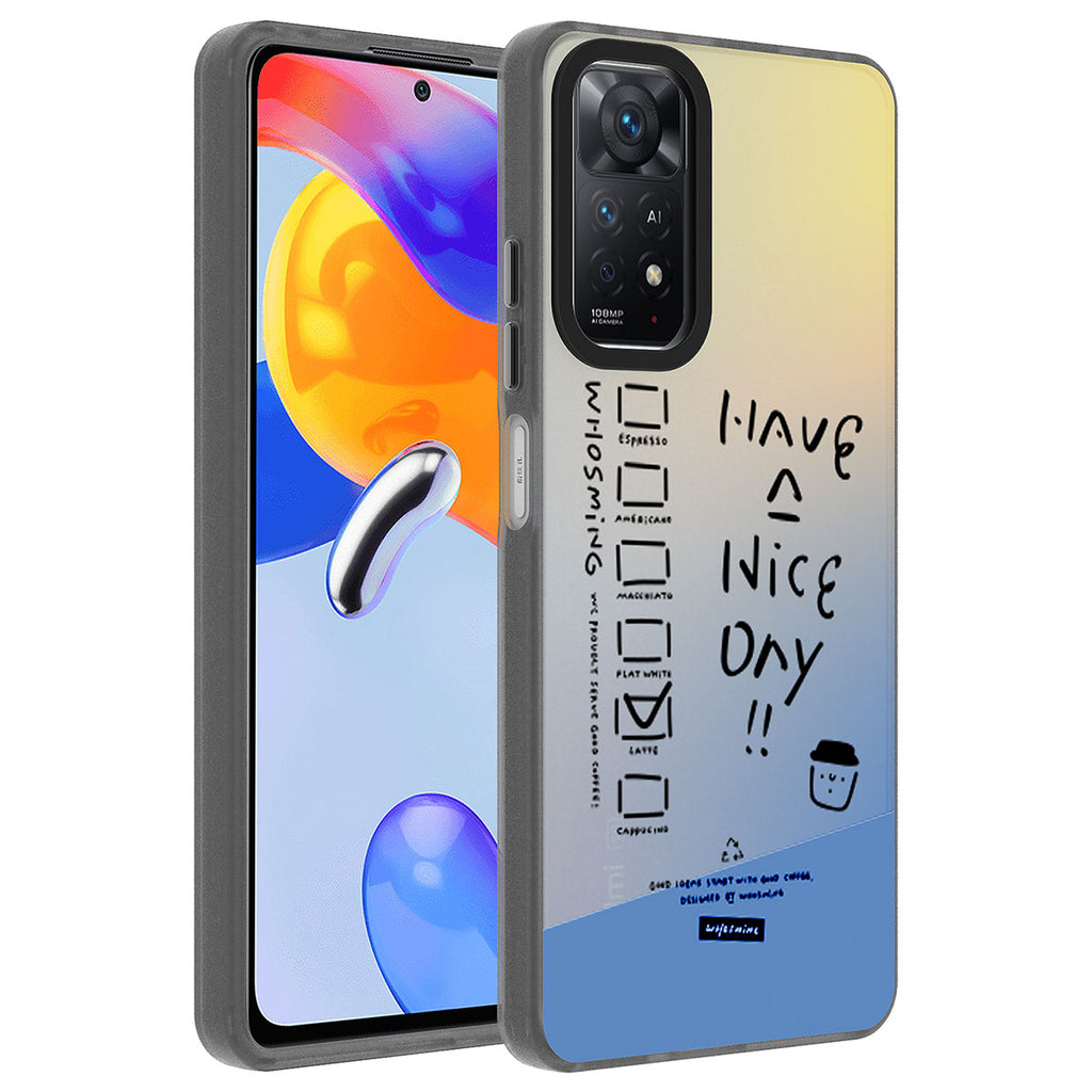Xiaomi Redmi Note 11 Pro 5G Uyumlu Kılıf Desenli Zore Dragon Sert Kapak