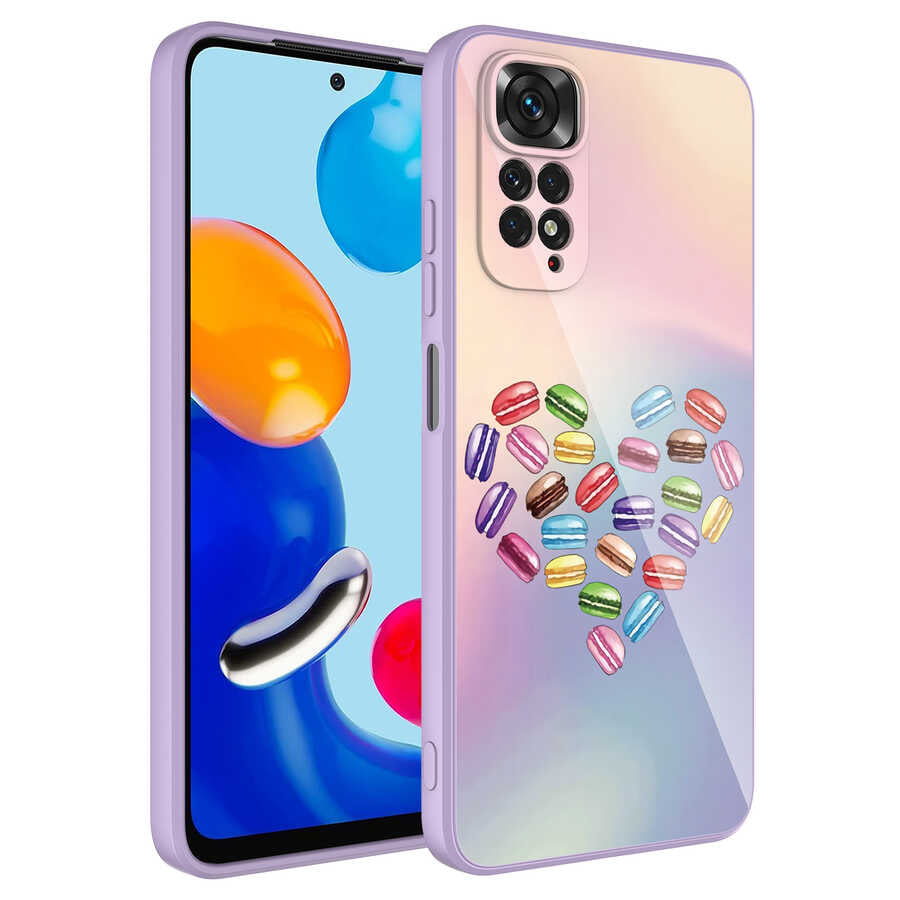 Xiaomi Redmi Note 11 Pro 5G Uyumlu Kılıf Kamera Korumalı Desenli Sert Silikon Zore Epoksi Kapak