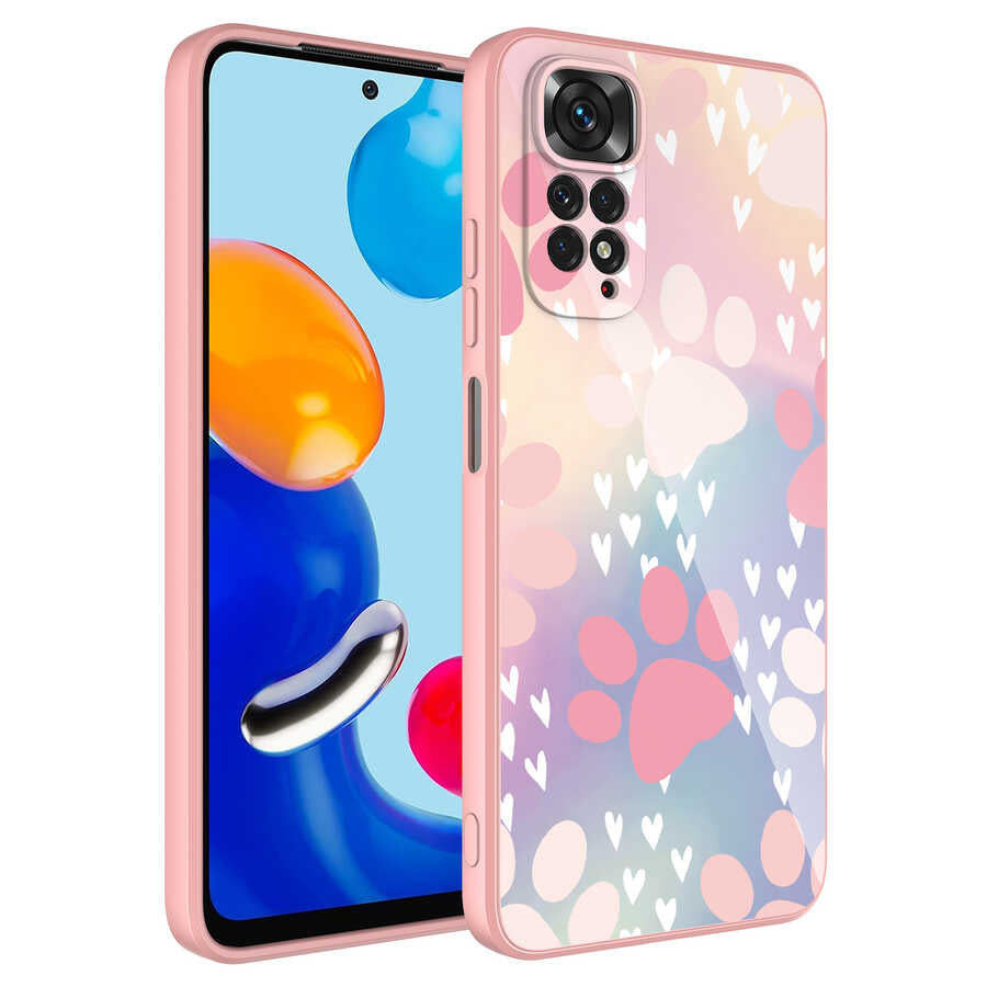 Xiaomi Redmi Note 11 Pro 5G Uyumlu Kılıf Kamera Korumalı Desenli Sert Silikon Zore Epoksi Kapak
