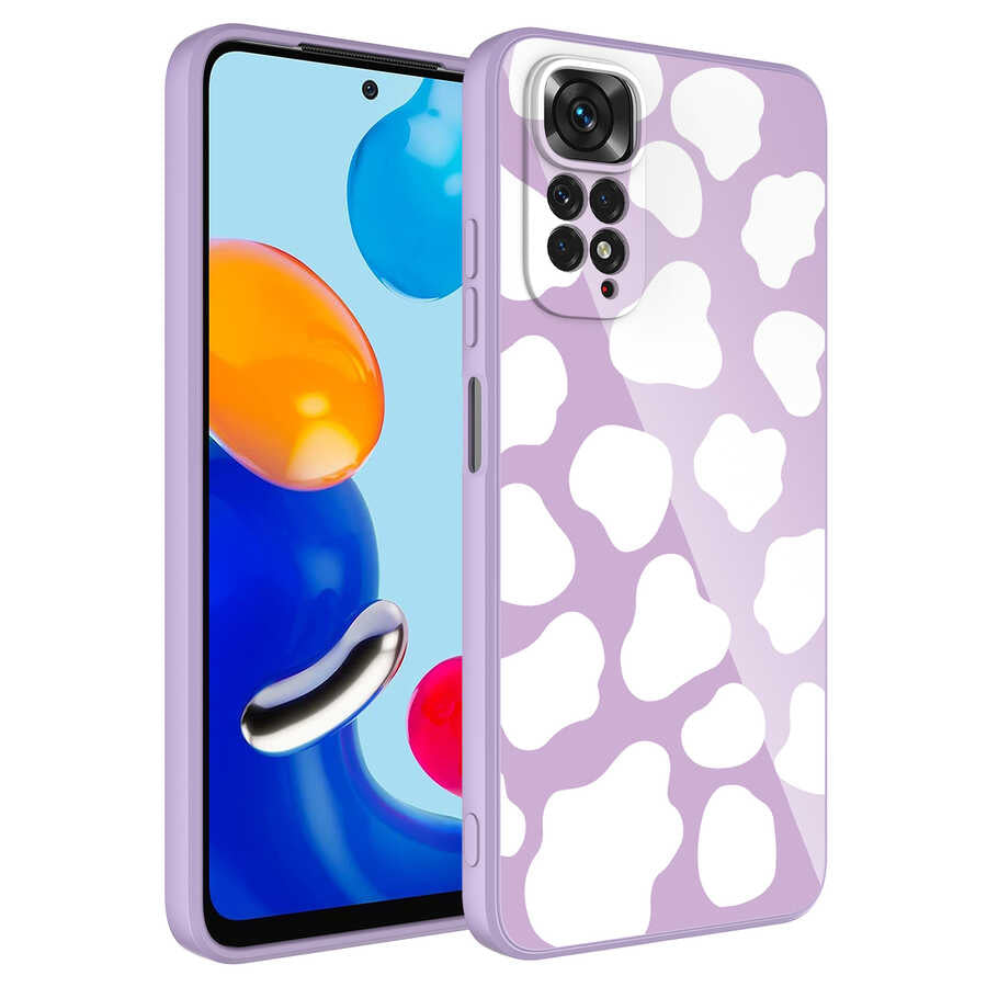 Xiaomi Redmi Note 11 Pro 5G Uyumlu Kılıf Kamera Korumalı Desenli Sert Silikon Zore Epoksi Kapak