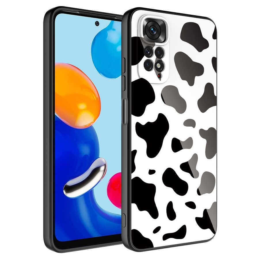 Xiaomi Redmi Note 11 Pro 5G Uyumlu Kılıf Kamera Korumalı Desenli Sert Silikon Zore Epoksi Kapak