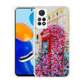 Xiaomi Redmi Note 11 Pro 5G Uyumlu Kılıf Simli Desenli Kamera Korumalı Parlak Zore Popy Kapak