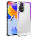 Xiaomi Redmi Note 11 Pro 5G Uyumlu Kılıf Simli ve Renk Geçiş Tasarımlı Lens Korumalı Zore Park Kapak