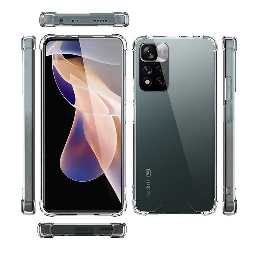 Xiaomi Redmi Note 11 Pro Plus 5G Uyumlu Kılıf Zore Nitro Anti Shock Silikon