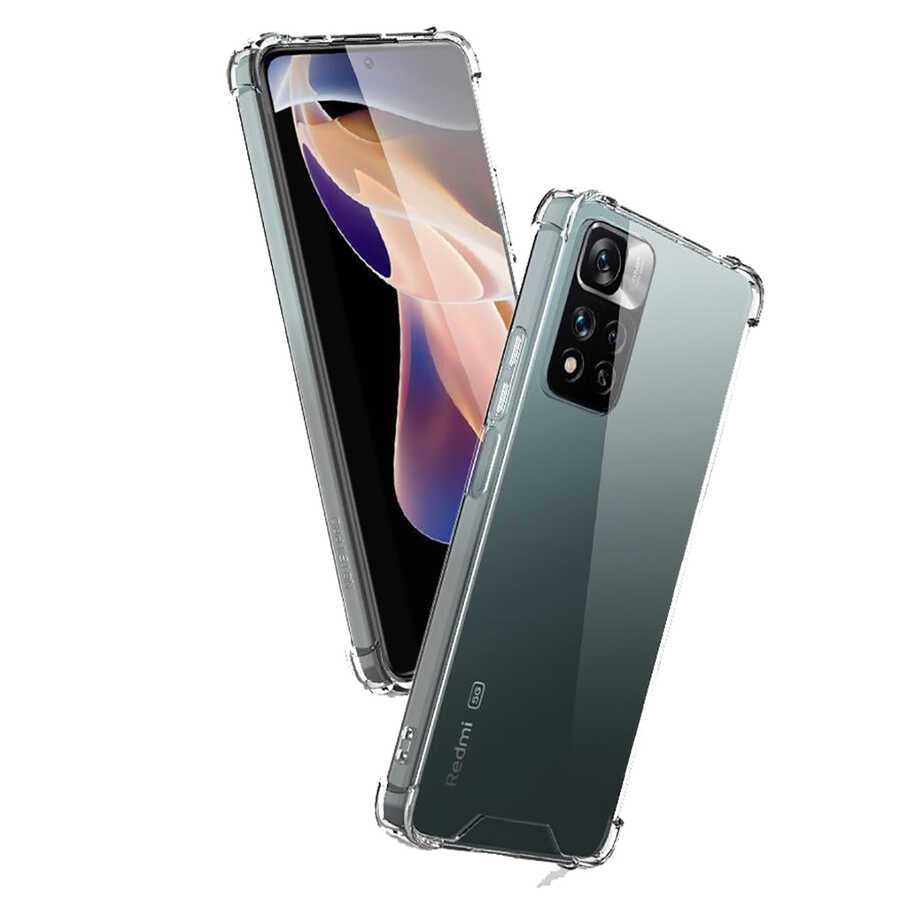 Xiaomi Redmi Note 11 Pro Plus 5G Uyumlu Kılıf Zore Nitro Anti Shock Silikon