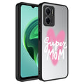 Xiaomi Redmi Note 11E Uyumlu Kılıf Aynalı Desenli Kamera Korumalı Parlak Zore Mirror Kapak