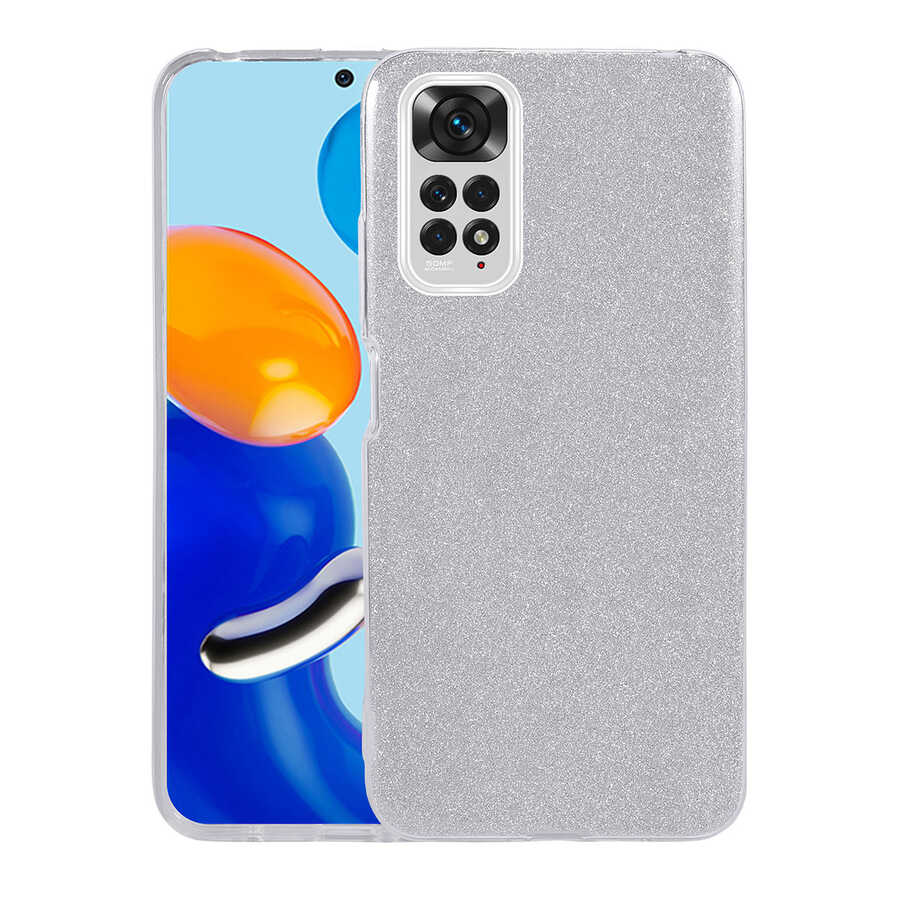 Xiaomi Redmi Note 11S Global Uyumlu Kılıf Zore Shining Silikon