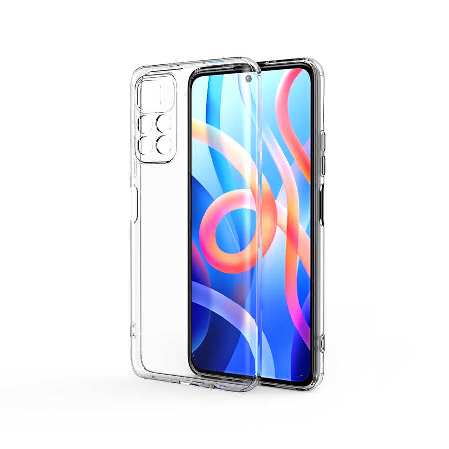 Xiaomi Redmi Note 11T 5G Uyumlu Kılıf Zore Kamera Korumalı Süper Silikon Kapak