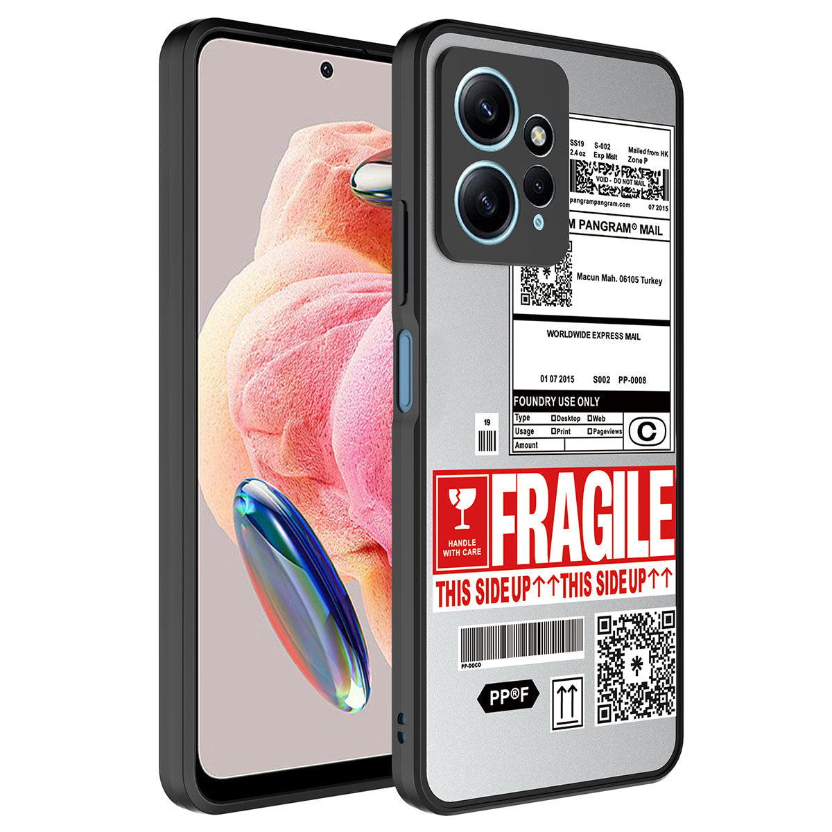 Xiaomi Redmi Note 12 4G Uyumlu Kılıf Aynalı Desenli Kamera Korumalı Parlak Zore Mirror Kapak