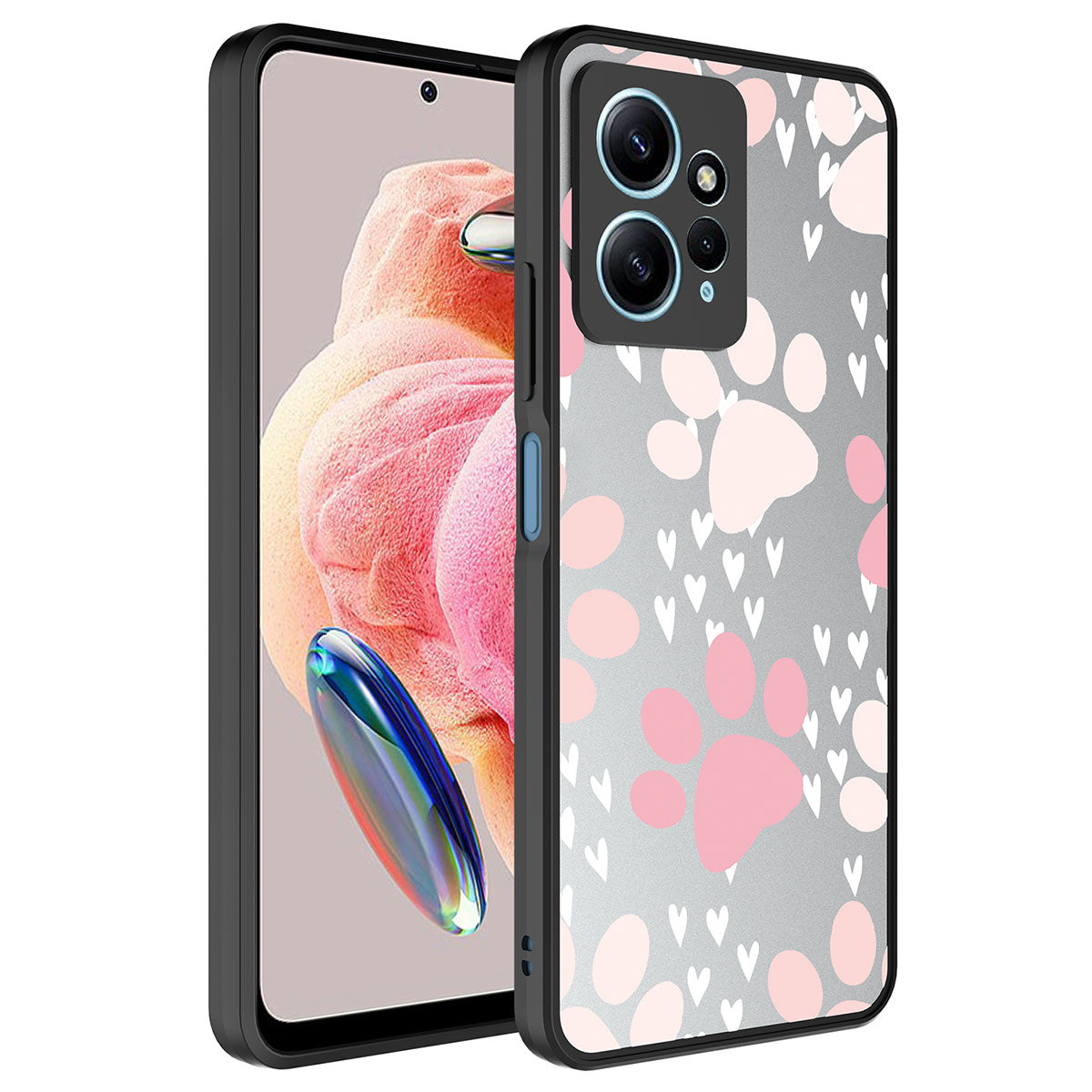 Xiaomi Redmi Note 12 4G Uyumlu Kılıf Aynalı Desenli Kamera Korumalı Parlak Zore Mirror Kapak