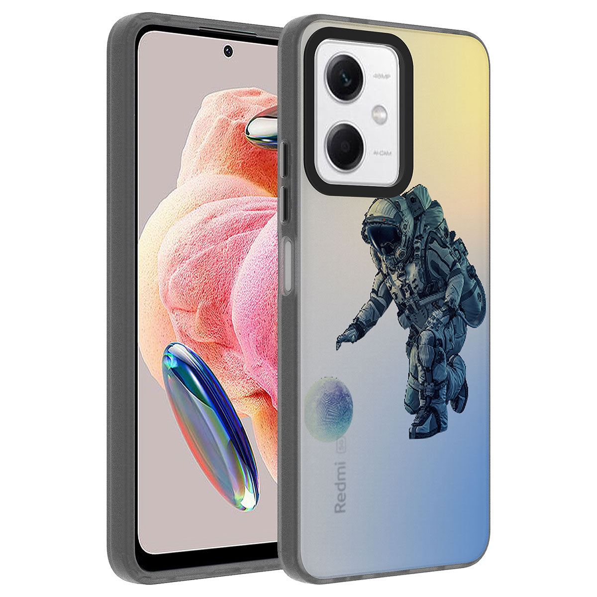 Xiaomi Redmi Note 12 4G Uyumlu Kılıf Desenli Zore Dragon Sert Kapak