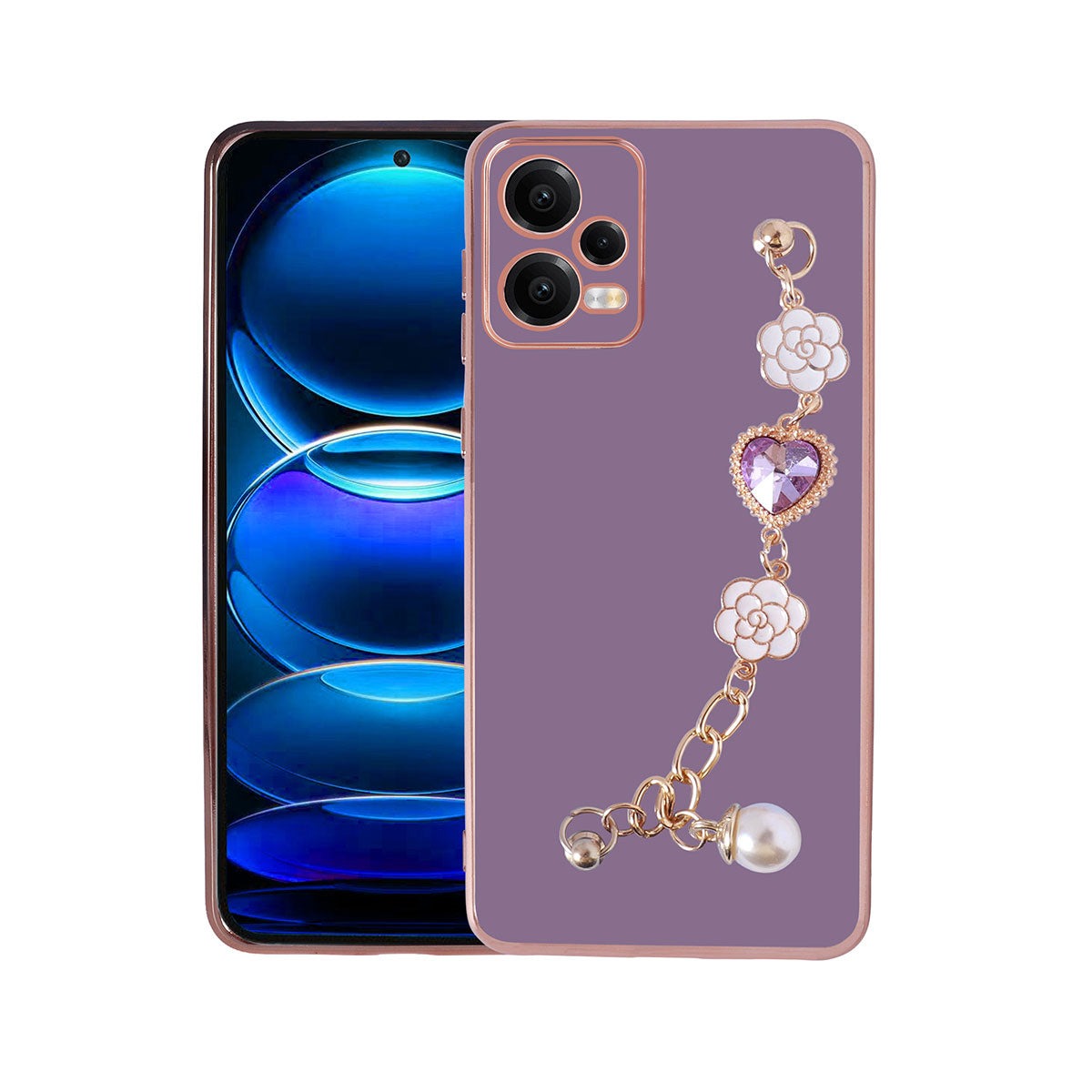 Xiaomi Redmi Note 12 4G Uyumlu Kılıf El Tutamaçlı Kamera Korumalı Zore Taka Silikon Kapak