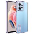 Xiaomi Redmi Note 12 4G Uyumlu Kılıf Kamera Korumalı Logo Gösteren Zore Omega Kapak