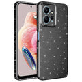 Xiaomi Redmi Note 12 4G Uyumlu Kılıf Kamera Korumalı Simli Lüks Zore Koton Kapak