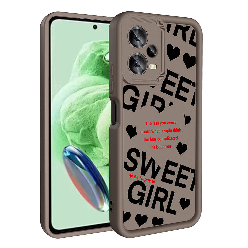 Xiaomi Redmi Note 12 5G Uyumlu Kılıf Kamera Korumalı Baskılı Arka Yüzey Zore Klas Kapak