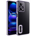Xiaomi Redmi Note 12 5G Uyumlu Kılıf Kamera Korumalı Logo Gösteren Zore Omega Kapak