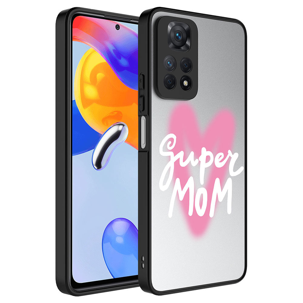 Xiaomi Redmi Note 12 Pro 4G Uyumlu Kılıf Aynalı Desenli Kamera Korumalı Parlak Zore Mirror Kapak