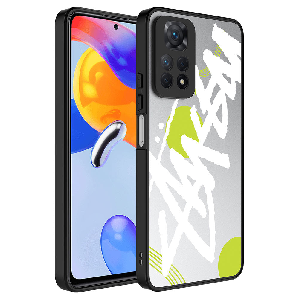 Xiaomi Redmi Note 12 Pro 4G Uyumlu Kılıf Aynalı Desenli Kamera Korumalı Parlak Zore Mirror Kapak
