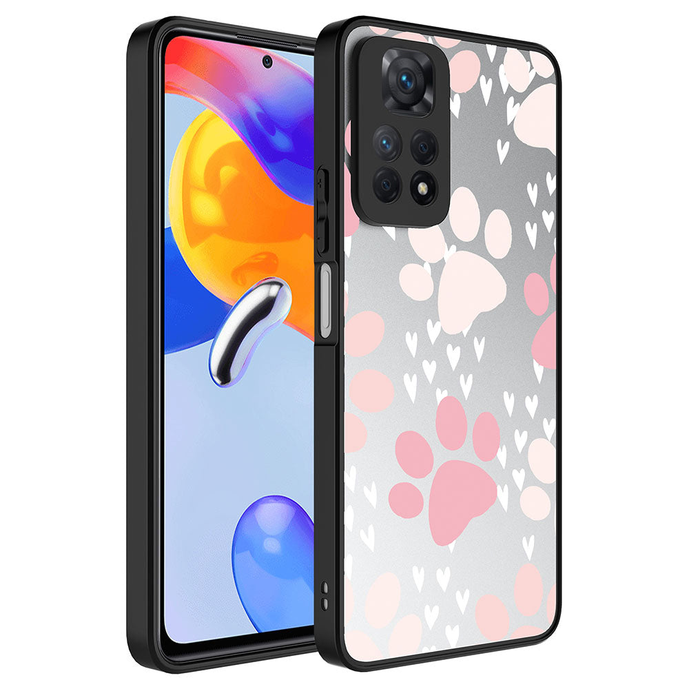 Xiaomi Redmi Note 12 Pro 4G Uyumlu Kılıf Aynalı Desenli Kamera Korumalı Parlak Zore Mirror Kapak
