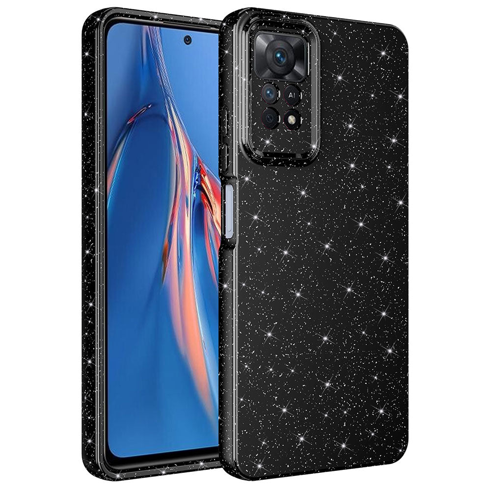 Xiaomi Redmi Note 12 Pro 4G Uyumlu Kılıf Kamera Korumalı Simli Lüks Zore Koton Kapak