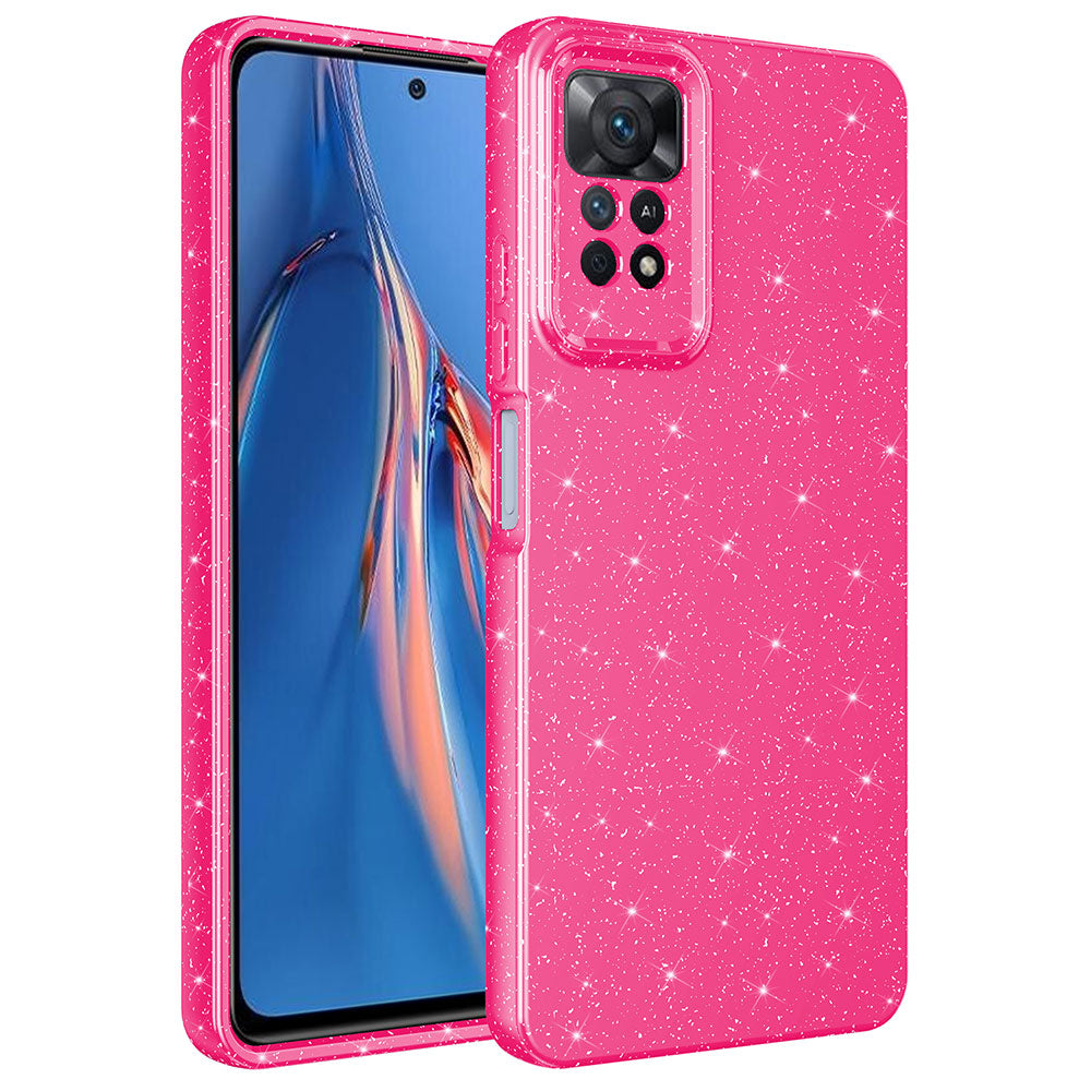 Xiaomi Redmi Note 12 Pro 4G Uyumlu Kılıf Kamera Korumalı Simli Lüks Zore Koton Kapak