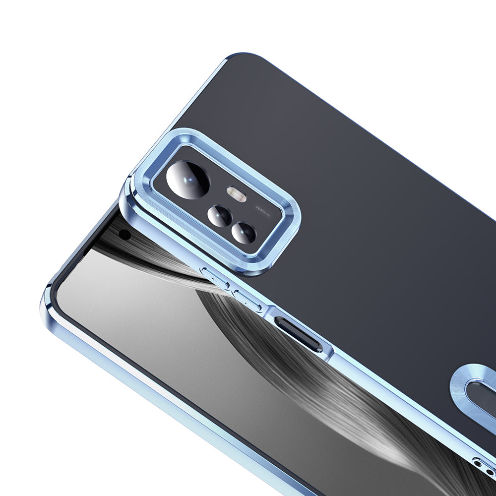 Xiaomi Redmi Note 12S Uyumlu Kılıf Kamera Korumalı Logo Gösteren Zore Omega Kapak