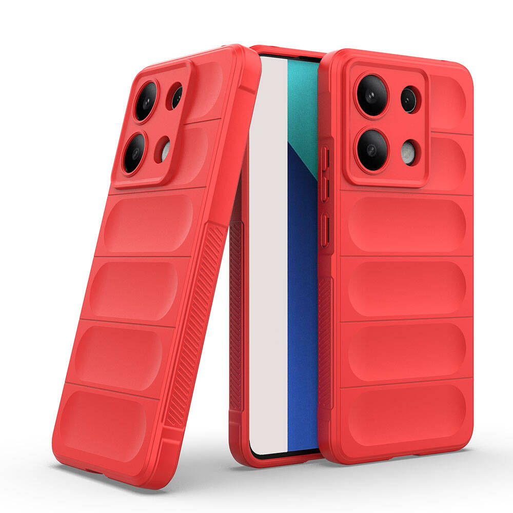 Xiaomi Redmi Note 13 4G Uyumlu Kılıf Esnek TPU Oyuklu Arka Yüzey Tasarımlı Zore Etnik Silikon Kapak