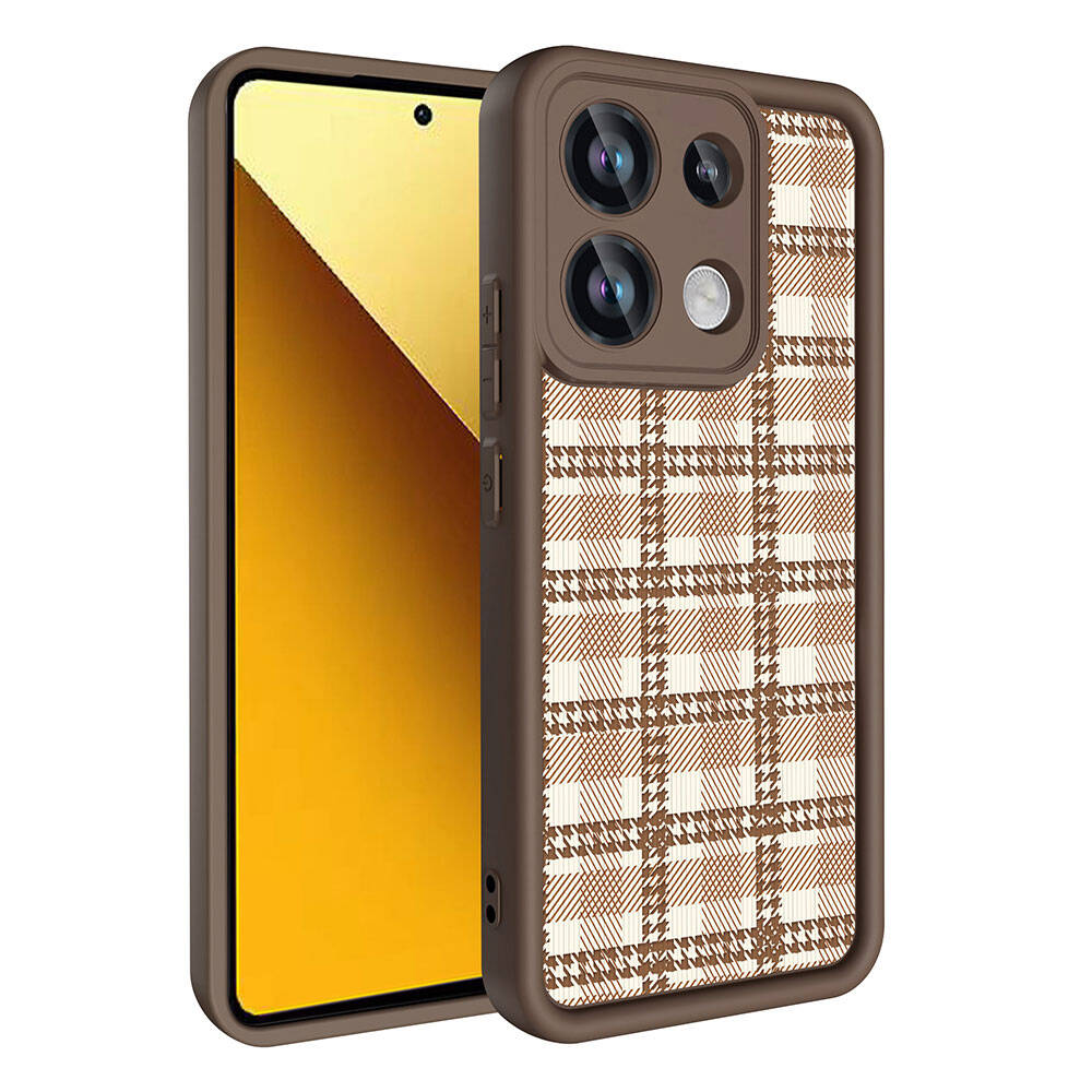 Xiaomi Redmi Note 13 4G Uyumlu Kılıf Kamera Korumalı Baskılı Arka Yüzey Zore Klas Kapak