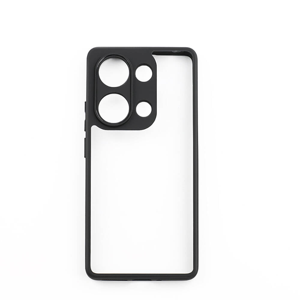 Xiaomi Redmi Note 13 Pro 4G Uyumlu Kılıf Kamera Korumalı Şeffaf Arka Yüzey Zore New Roll Kapak