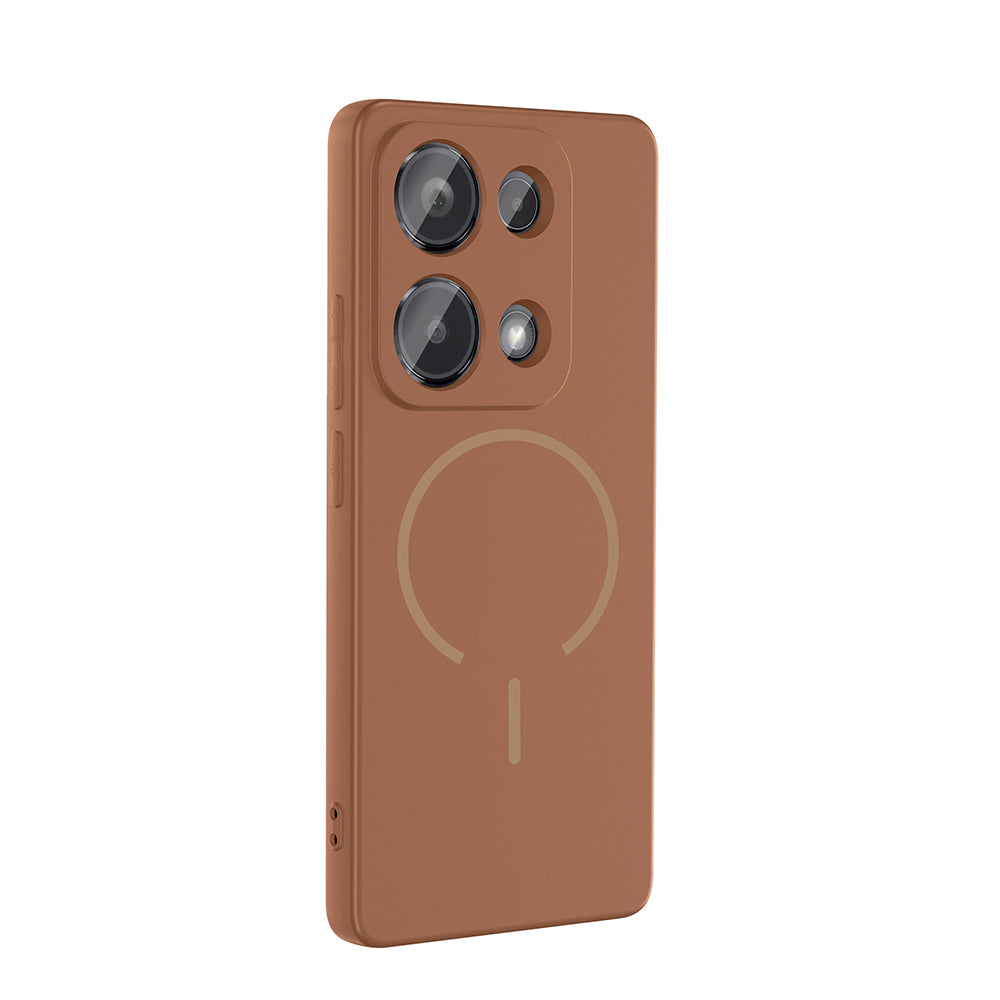 Xiaomi Redmi Note 13 Pro 4G Uyumlu Kılıf M-safe Şarj Özellikli Zore Meta Kapak