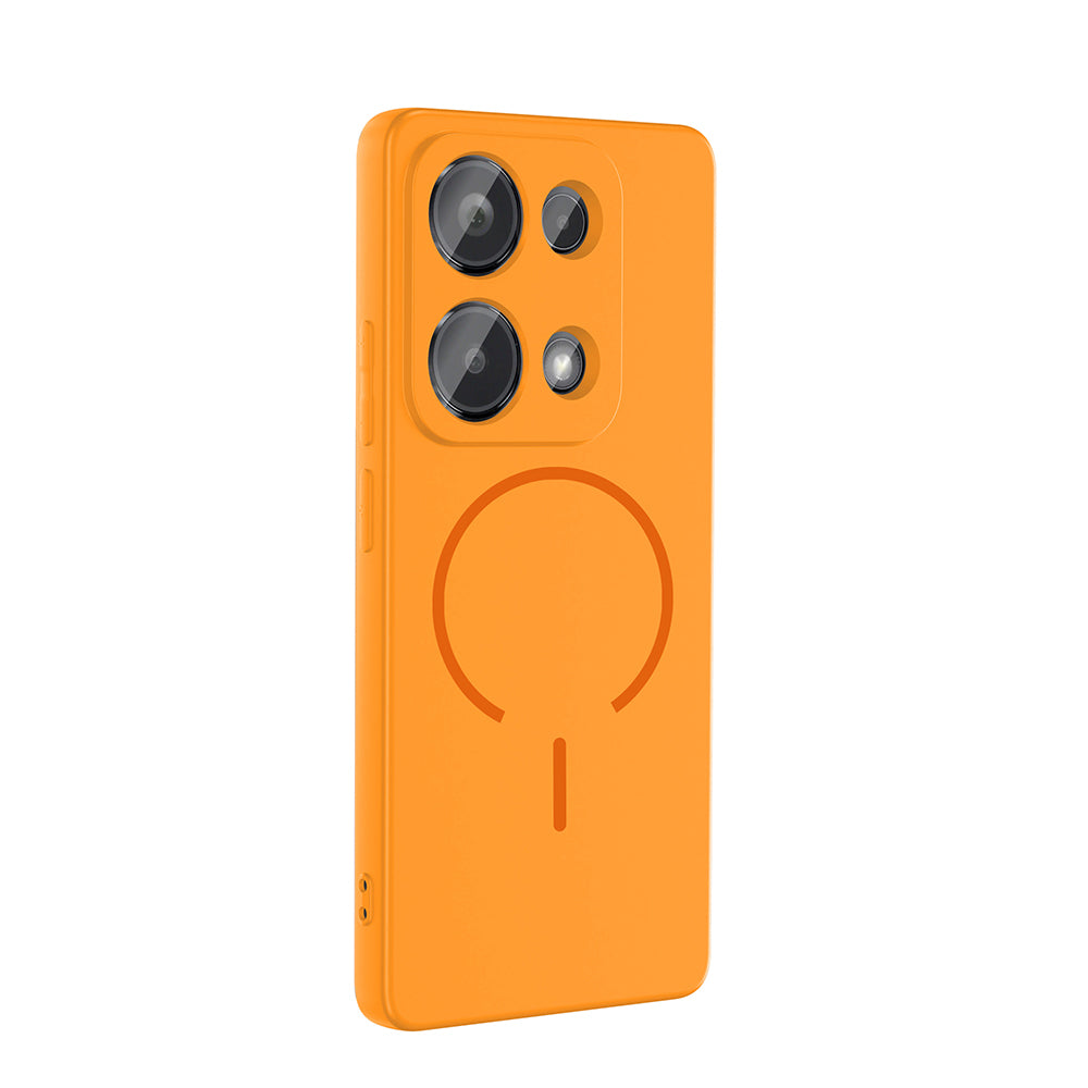 Xiaomi Redmi Note 13 Pro 4G Uyumlu Kılıf M-safe Şarj Özellikli Zore Meta Kapak