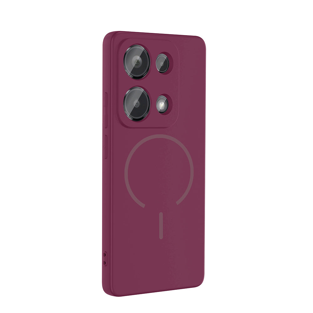 Xiaomi Redmi Note 13 Pro 4G Uyumlu Kılıf M-safe Şarj Özellikli Zore Meta Kapak
